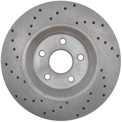 StopTech Sport Cryo Cross Drilled Brake Rotor; Front Left