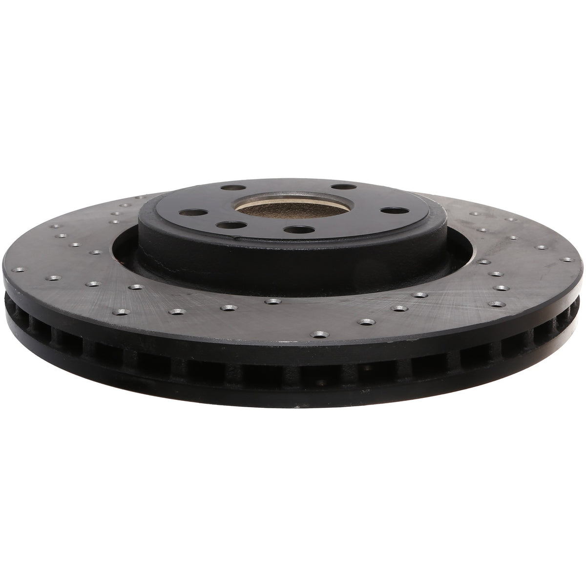 StopTech Sport Cross Drilled Brake Rotor; Front Right