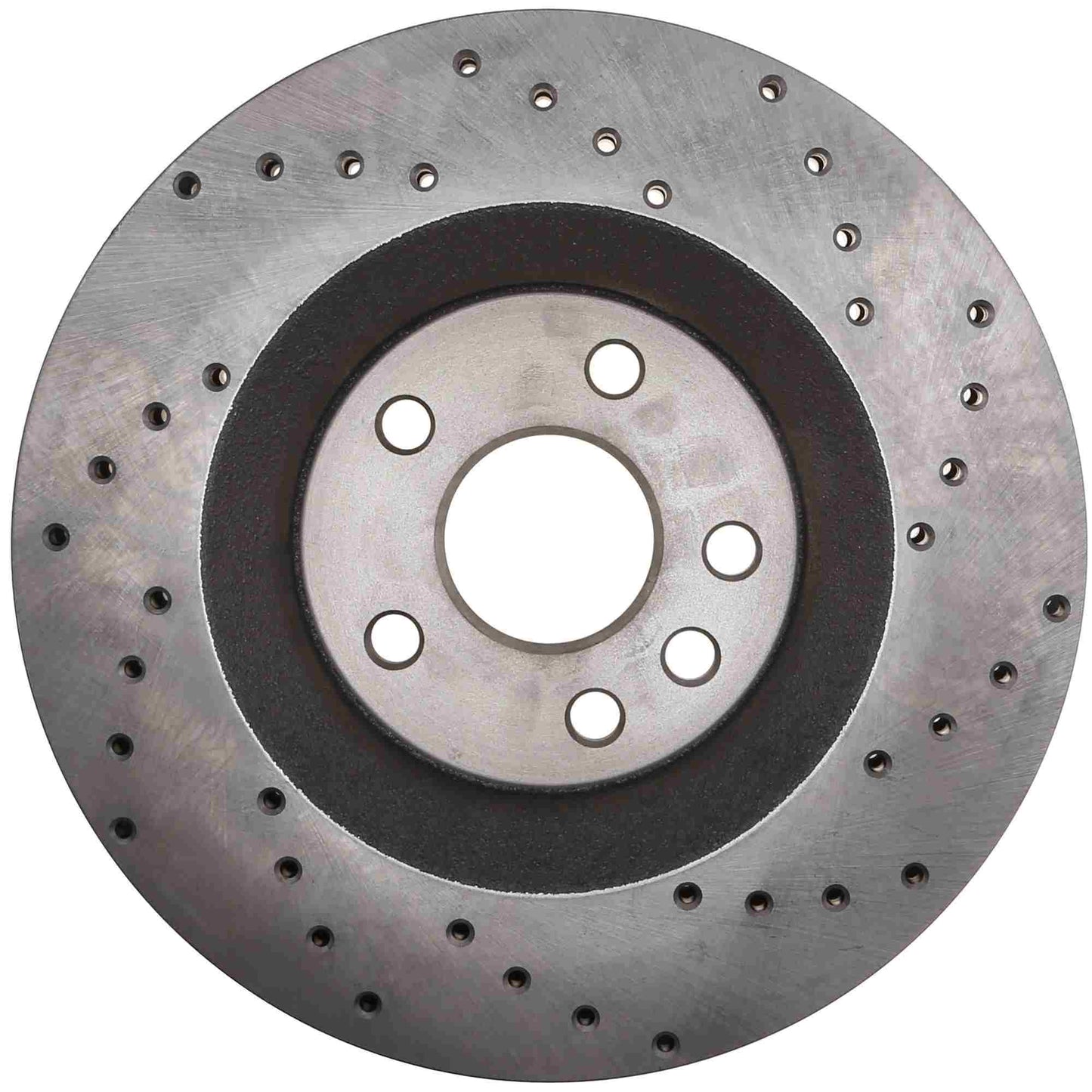 StopTech Sport Cross Drilled Brake Rotor; Front Right
