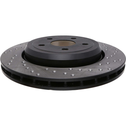 StopTech Sport Cross Drilled Brake Rotor - Front Left 128.58009L