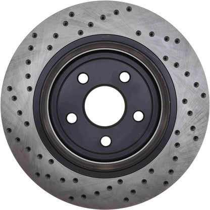 StopTech Sport Cross Drilled Brake Rotor - Front Left 128.58009L