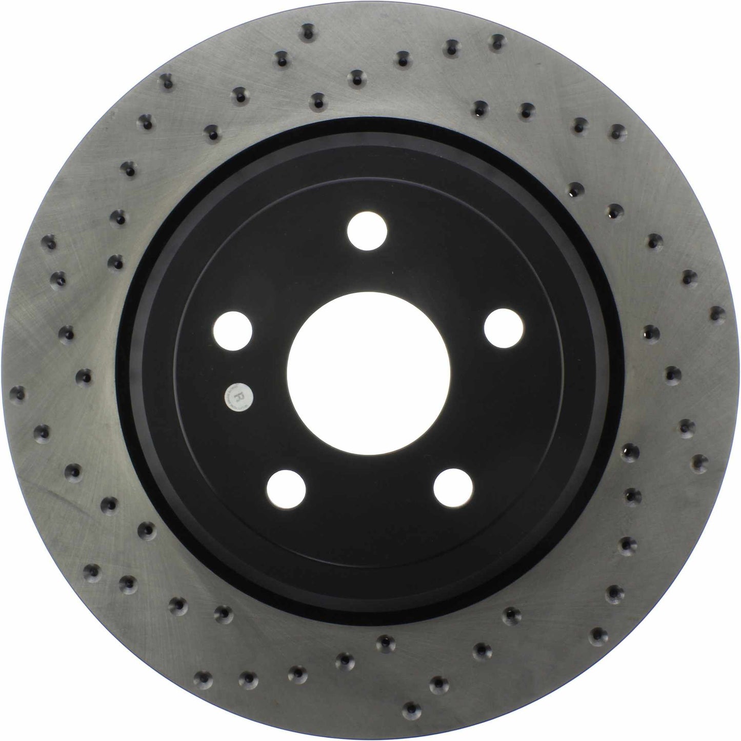 StopTech Sport Cross Drilled Brake Rotor; Rear Right