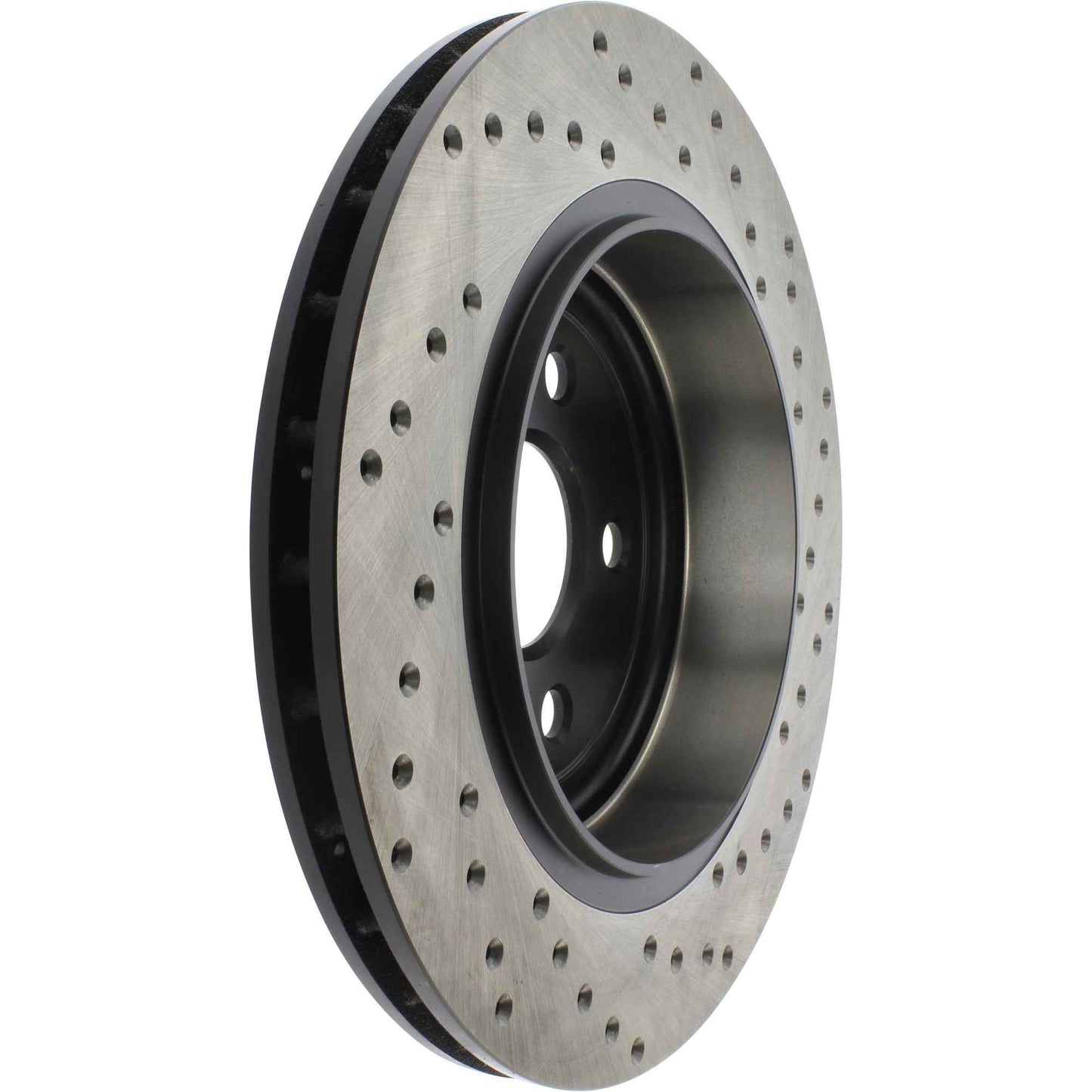 StopTech Sport Cross Drilled Brake Rotor; Rear Right