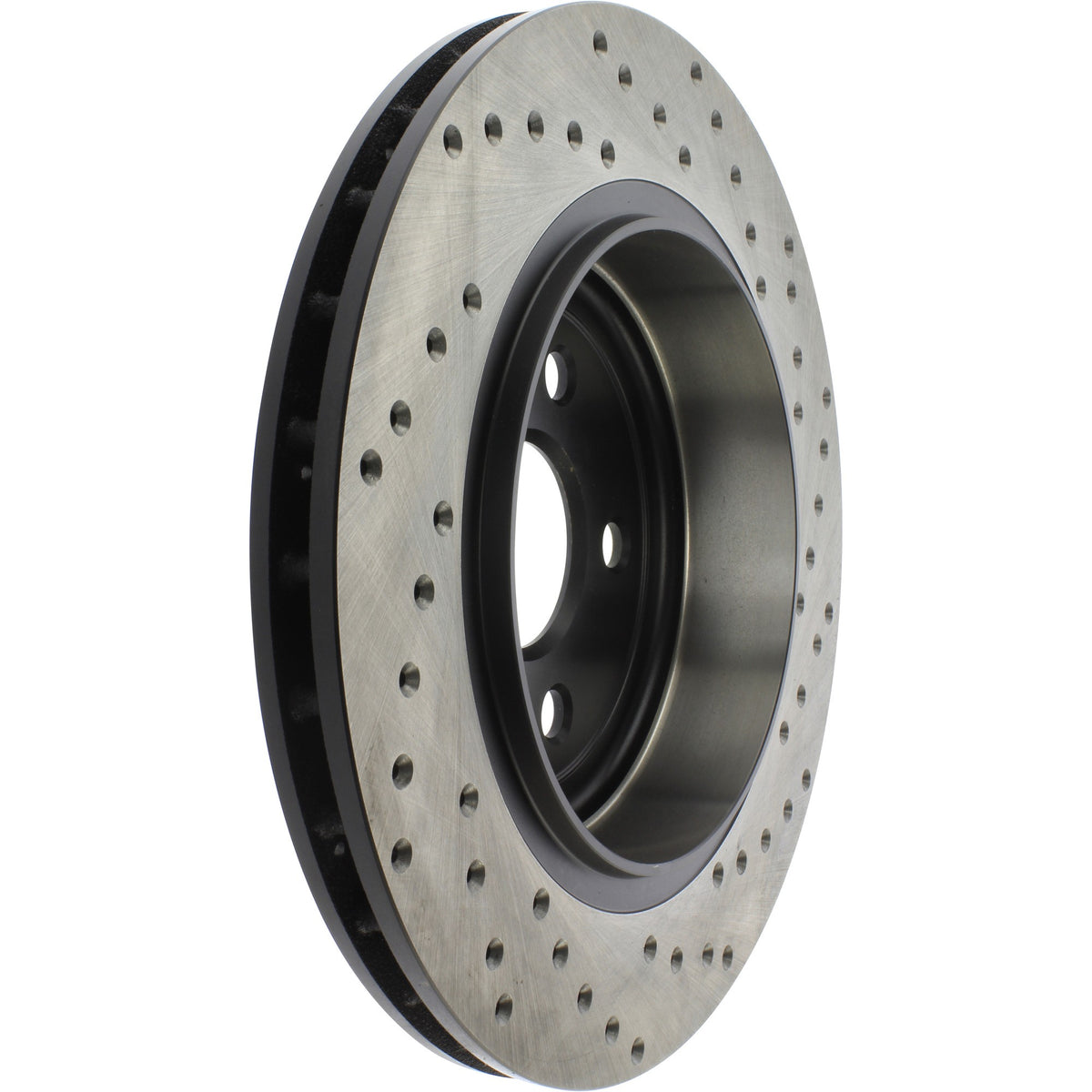 StopTech Sport Cross Drilled Brake Rotor; Rear Right