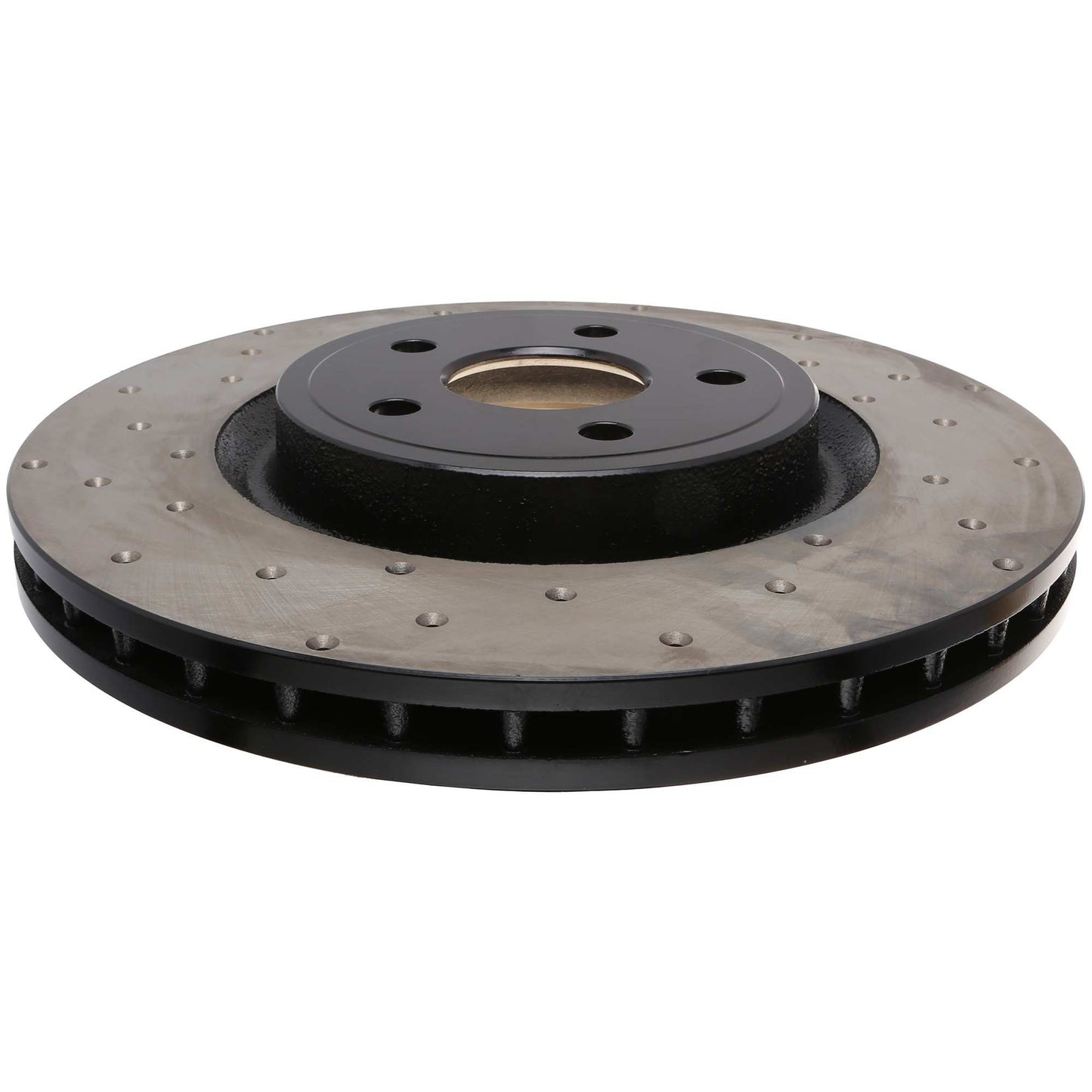 StopTech Sport Cross Drilled Brake Rotor; Front Right