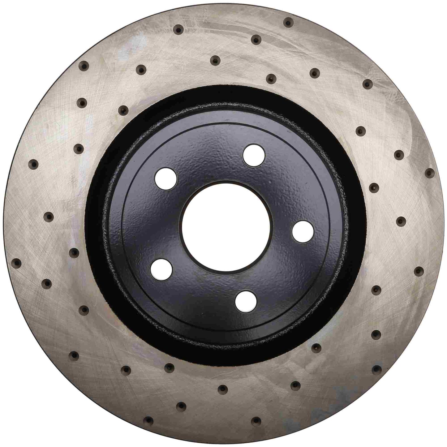 StopTech Sport Cross Drilled Brake Rotor; Front Right