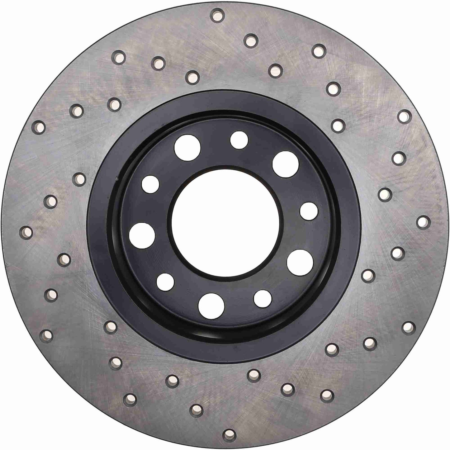 StopTech Sport Cross Drilled Brake Rotor; Rear Right
