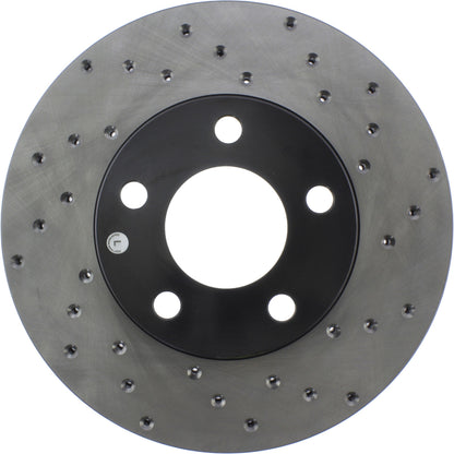 StopTech Sport Cryo Cross Drilled Brake Rotor; Front Left