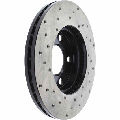 StopTech Sport Cryo Cross Drilled Brake Rotor; Front Left