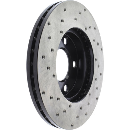 StopTech Sport Cryo Cross Drilled Brake Rotor; Front Left