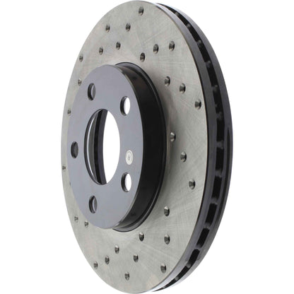 StopTech Sport Cryo Cross Drilled Brake Rotor; Front Right