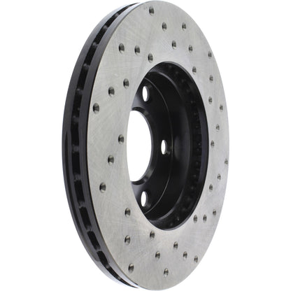 StopTech Sport Cryo Cross Drilled Brake Rotor; Front Right