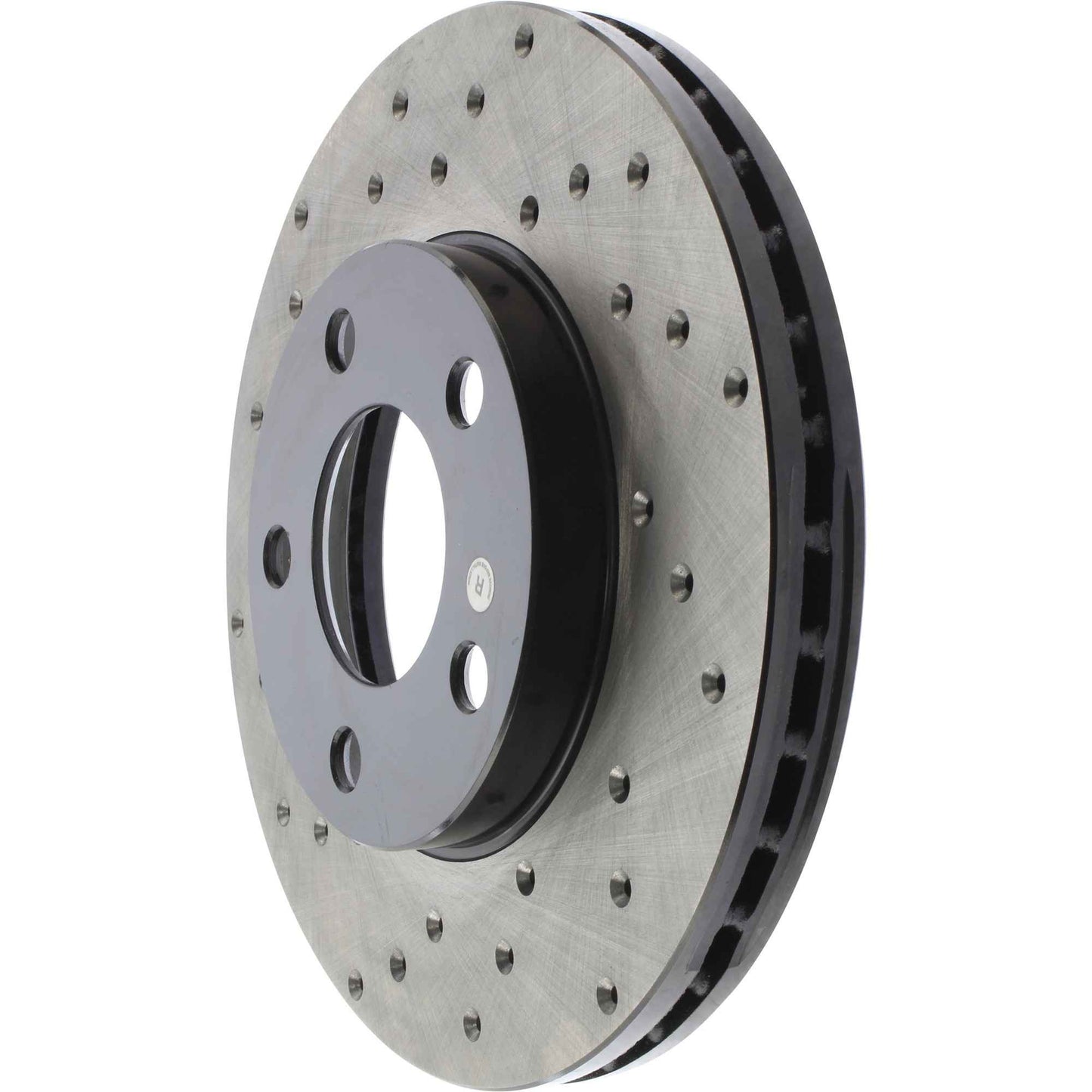 StopTech Sport Cross Drilled Brake Rotor; Front Right
