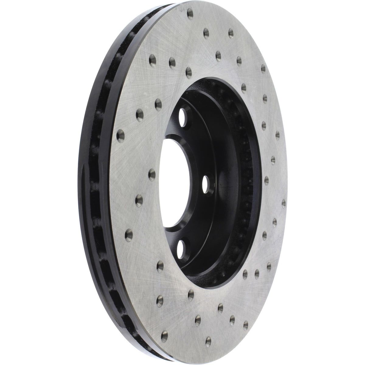 StopTech Sport Cross Drilled Brake Rotor; Front Right