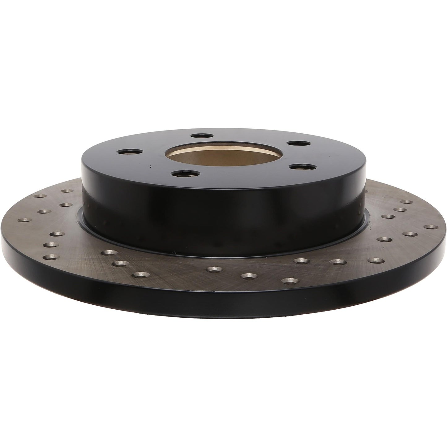 StopTech Sport Cross Drilled Brake Rotor; Rear Left
