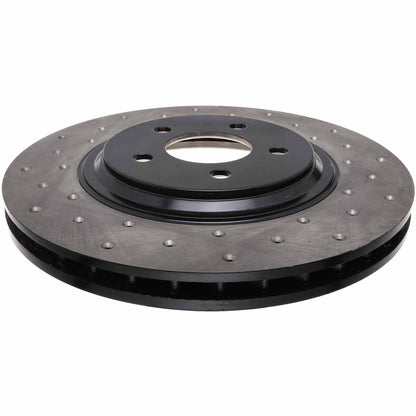 StopTech Sport Cryo Cross Drilled Brake Rotor; Front Right