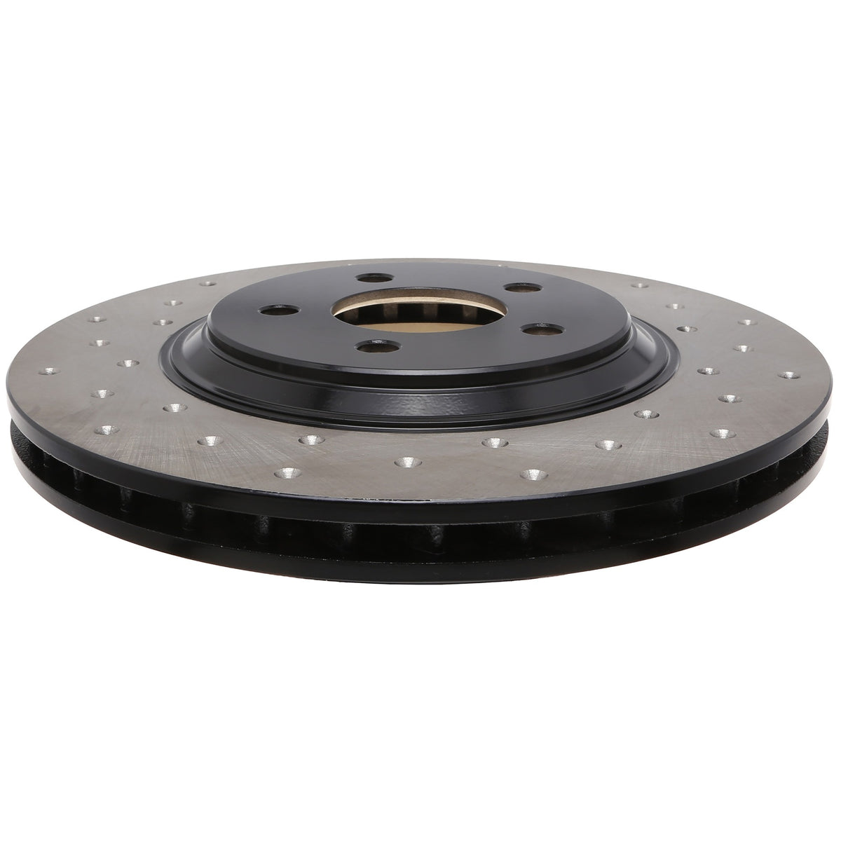 StopTech Sport Cross Drilled Brake Rotor; Front Right