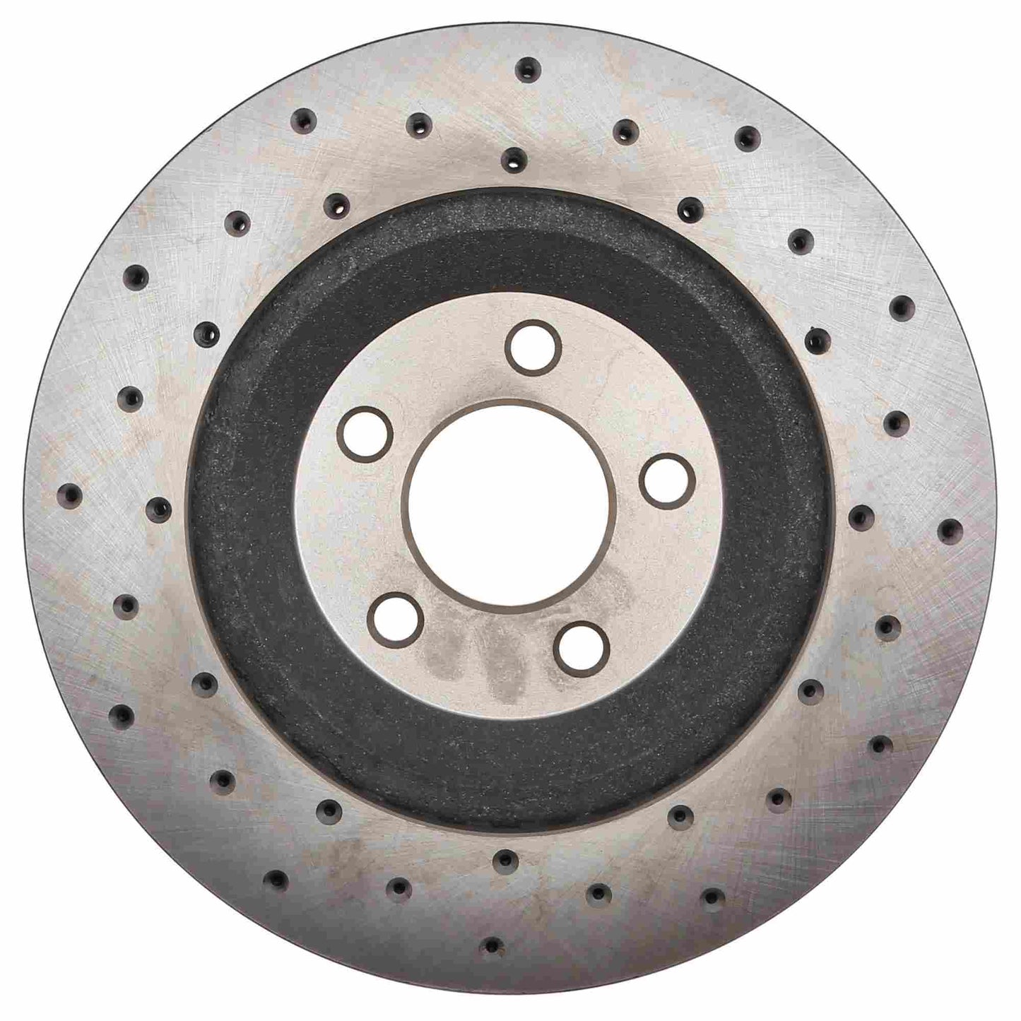 StopTech Sport Cross Drilled Brake Rotor; Front Right