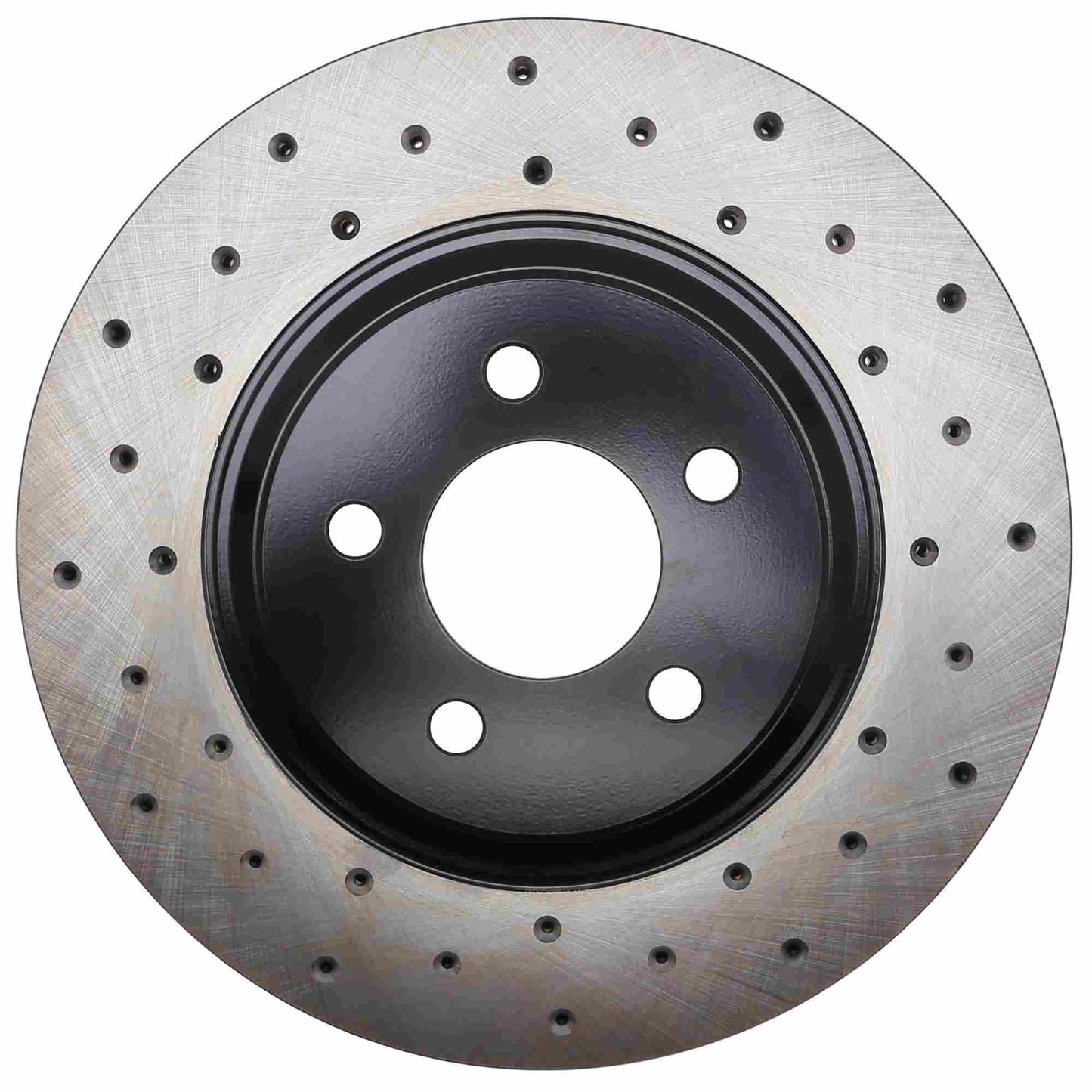 StopTech Sport Cross Drilled Brake Rotor; Front Right