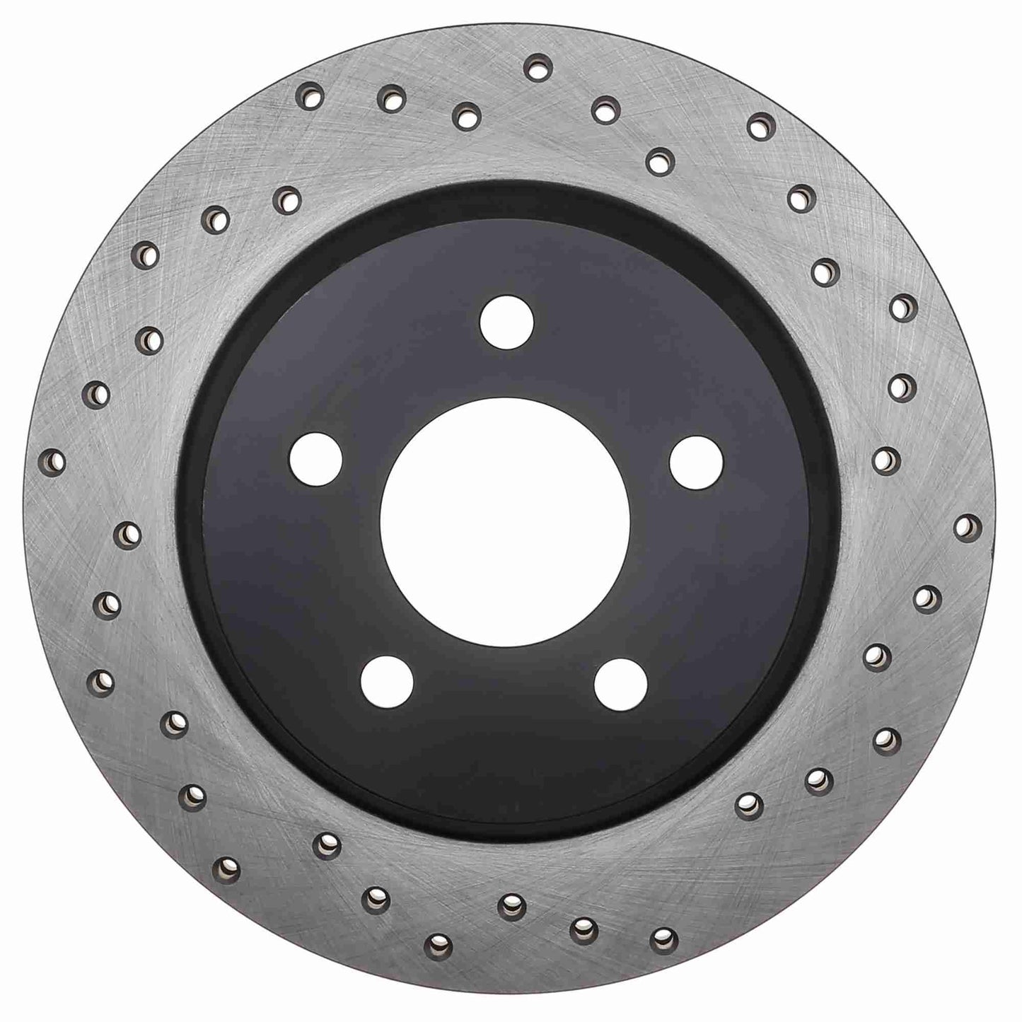 StopTech Sport Cross Drilled Brake Rotor; Rear Right
