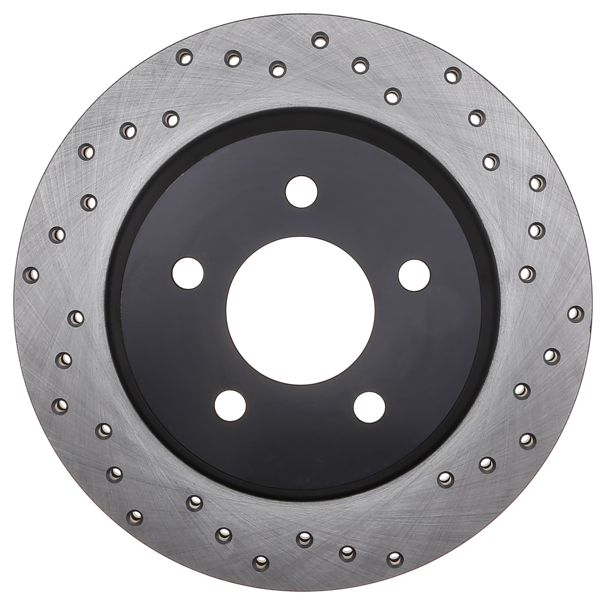 StopTech Sport Cross Drilled Brake Rotor; Rear Right