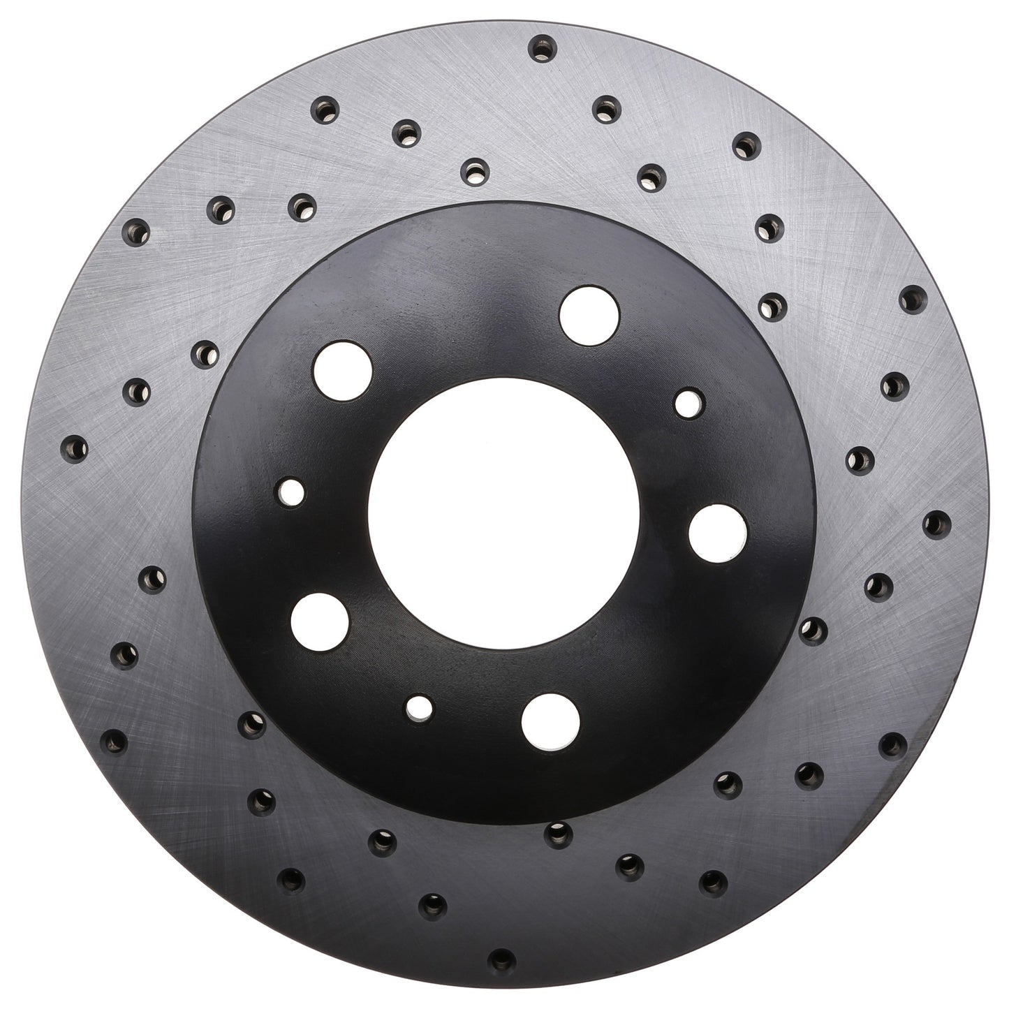 StopTech Sport Cross Drilled Brake Rotor; Front Left
