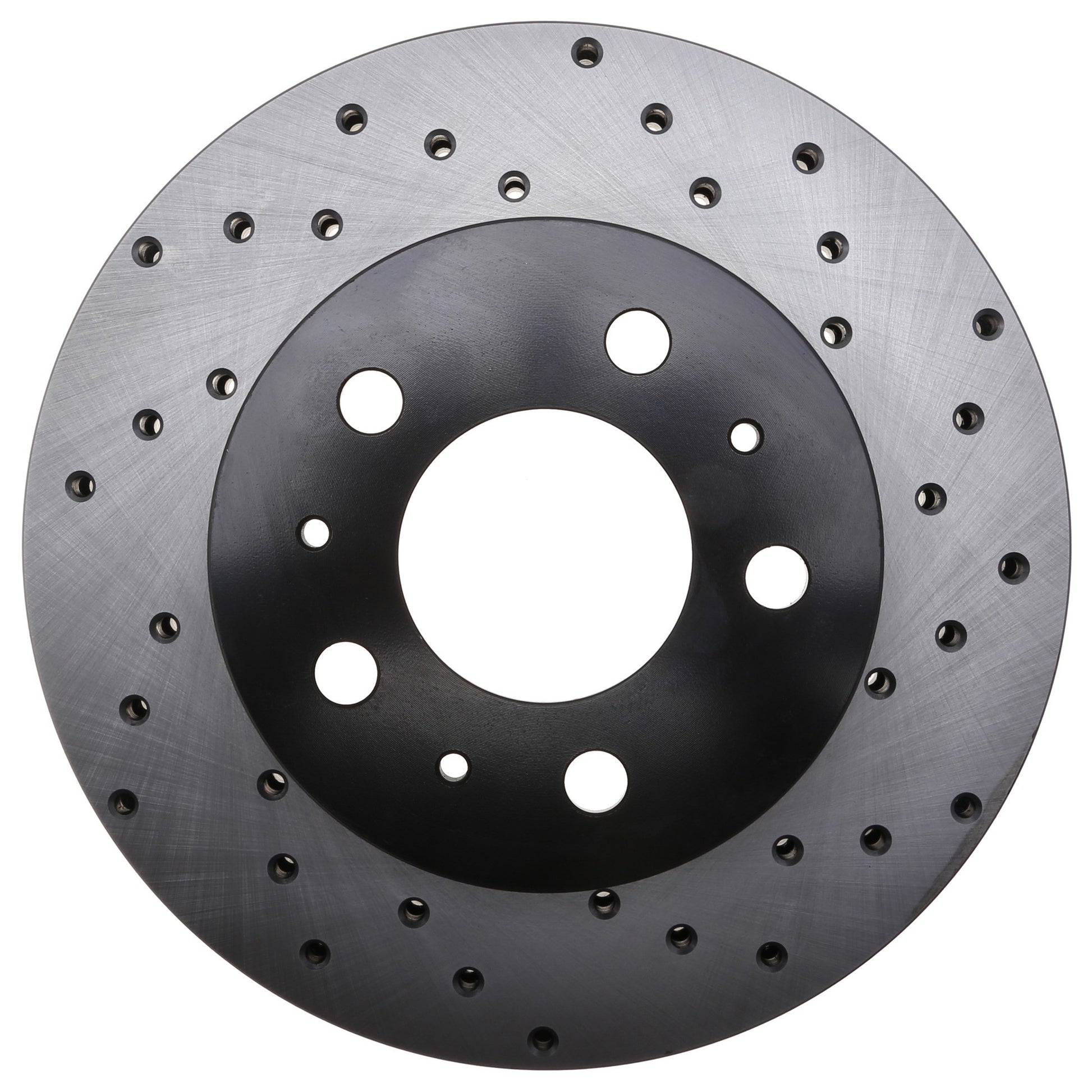 StopTech Sport Cross Drilled Brake Rotor; Front Left