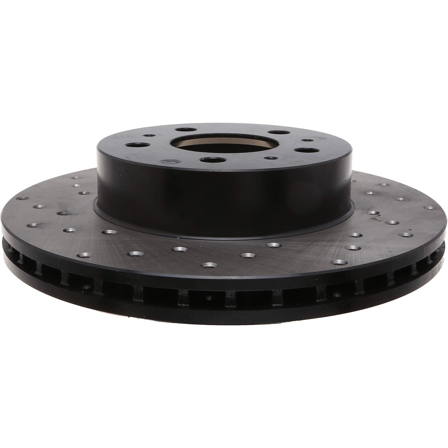 StopTech Sport Cross Drilled Brake Rotor; Front Right