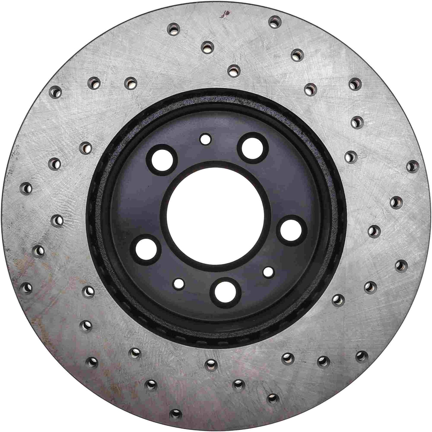 StopTech Sport Cross Drilled Brake Rotor; Front Right