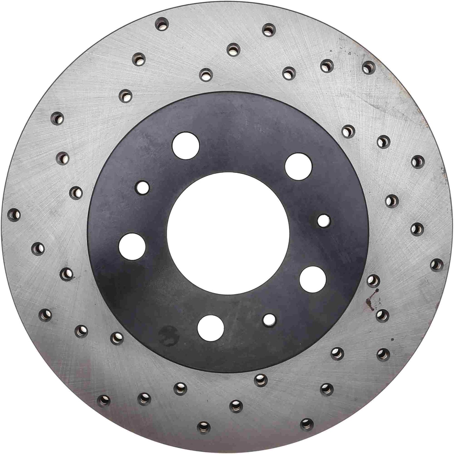 StopTech Sport Cross Drilled Brake Rotor; Front Right