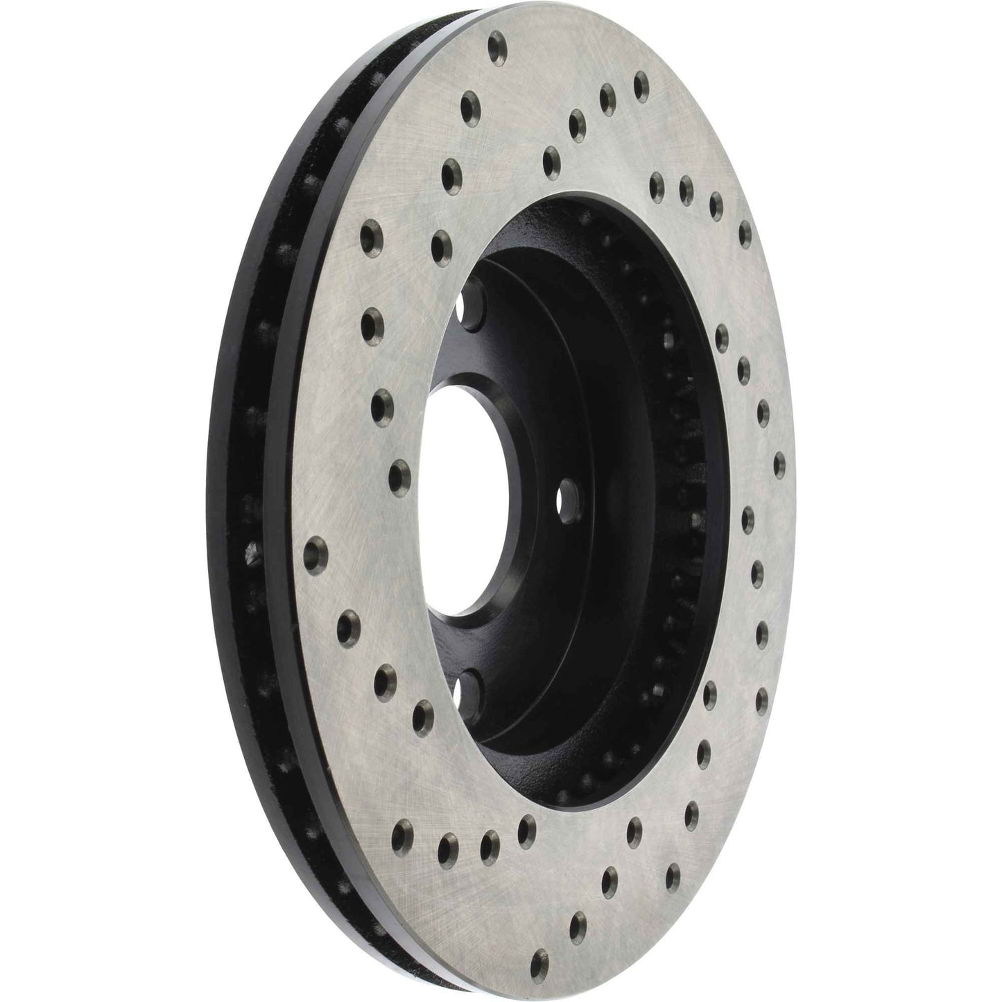 StopTech Sport Cryo Cross Drilled Brake Rotor; Front Left