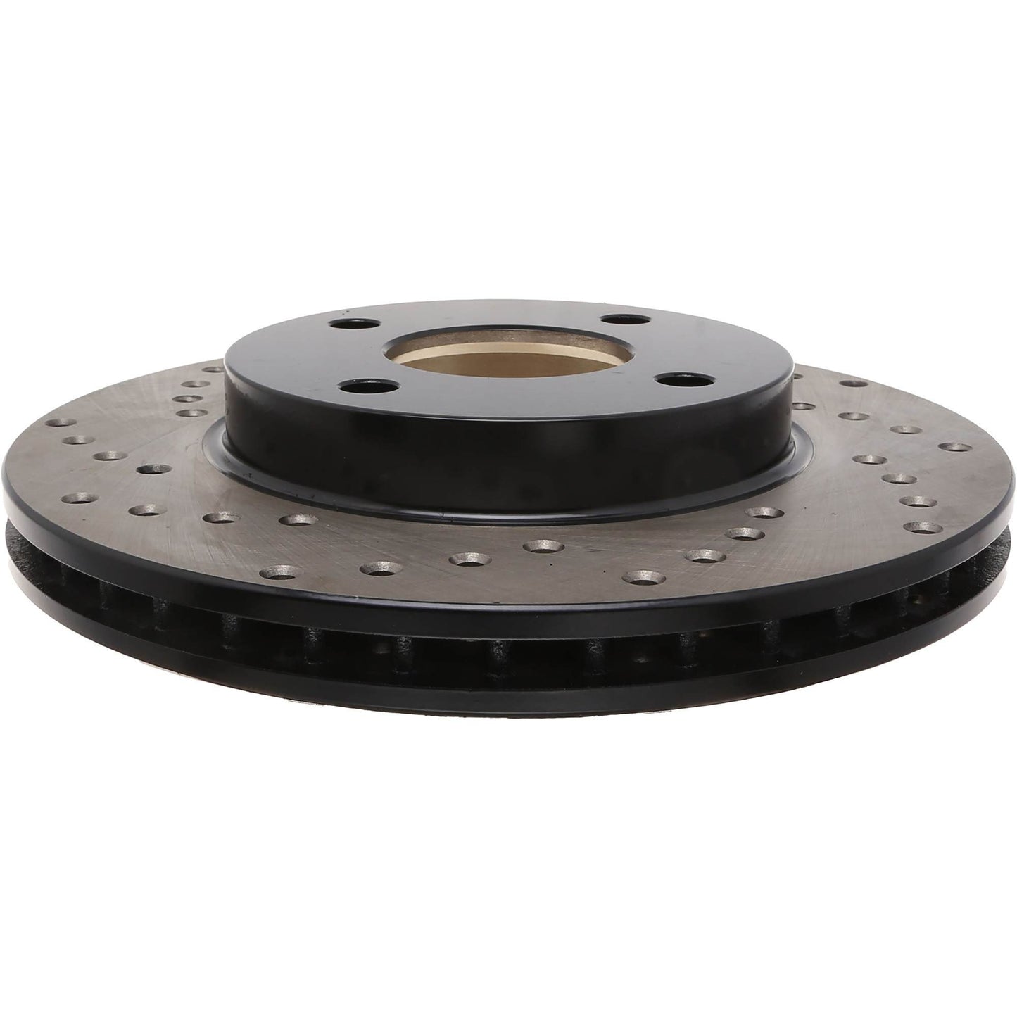 StopTech Sport Cross Drilled Brake Rotor; Front Right