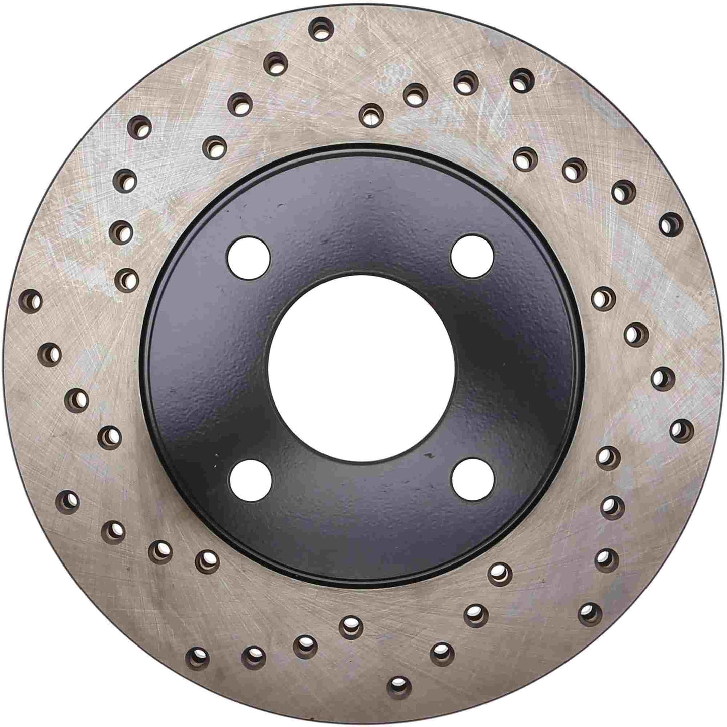 StopTech Sport Cross Drilled Brake Rotor; Front Right
