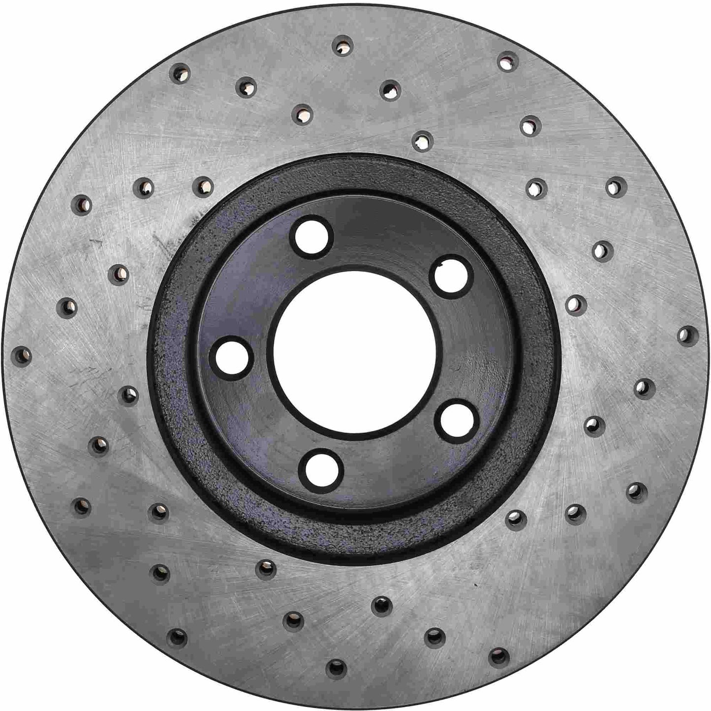 StopTech Sport Cross Drilled Brake Rotor; Front Right
