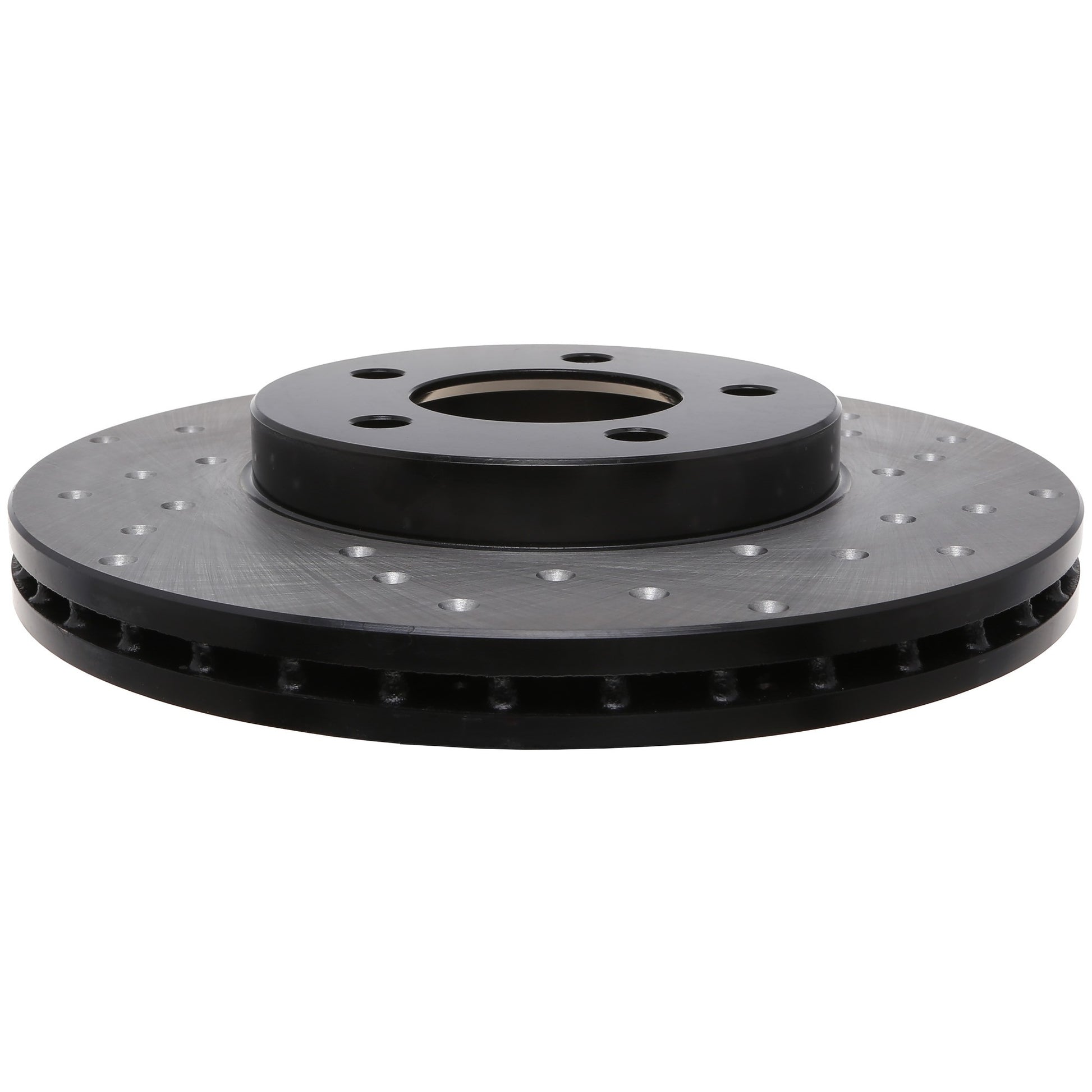 StopTech Sport Cross Drilled Brake Rotor; Front Right