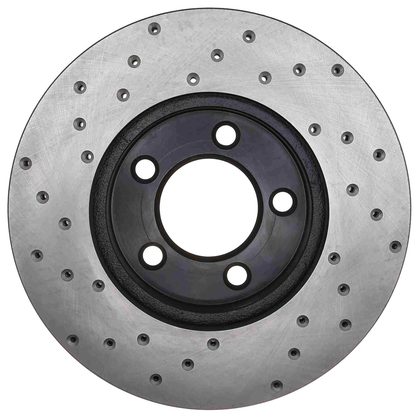 StopTech Sport Cross Drilled Brake Rotor; Front Right
