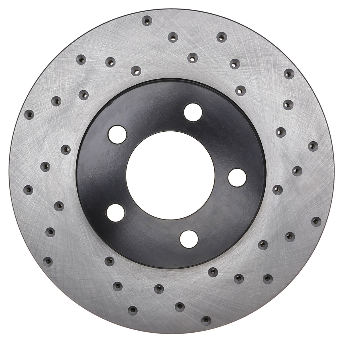 StopTech Sport Cross Drilled Brake Rotor; Front Right