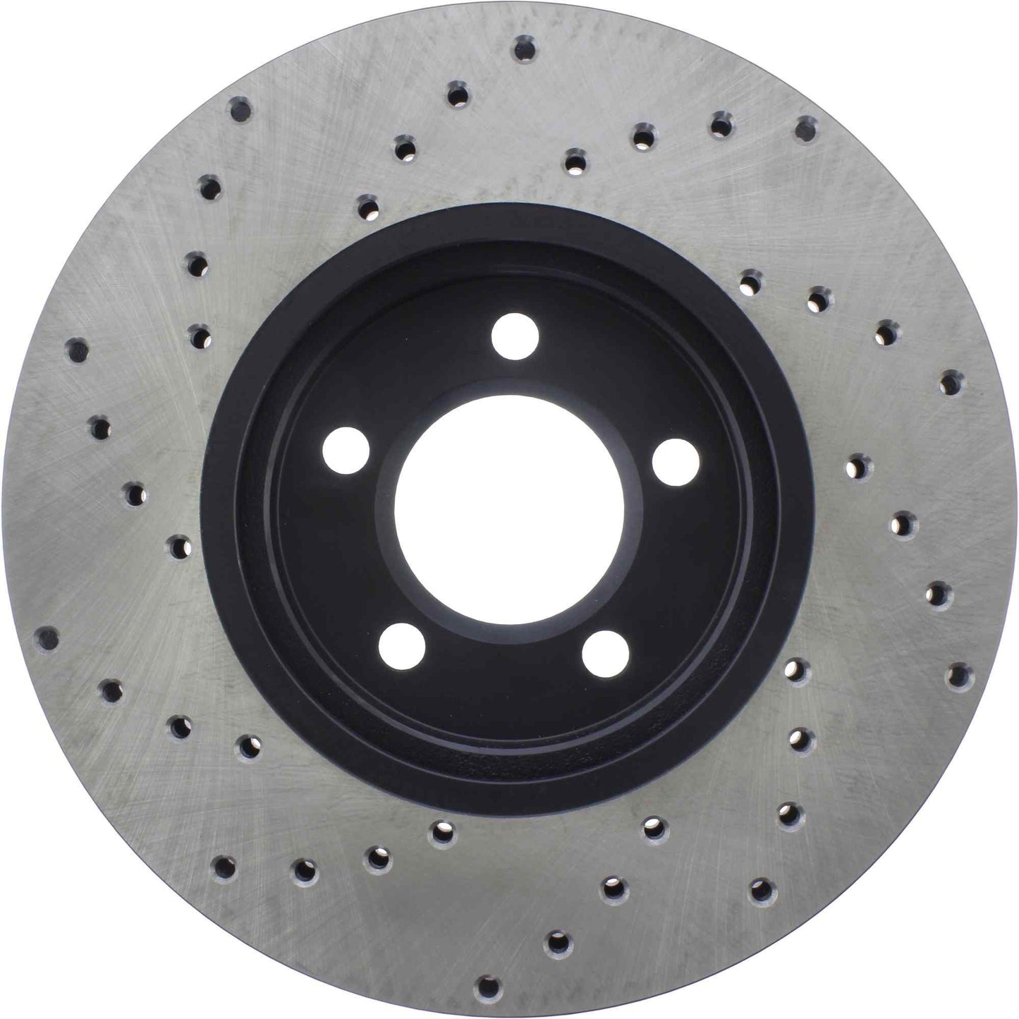 StopTech 02-05 Ford Thunderbird / 00-05 Jaguar S Type / 00-06 Lincoln LS Drilled Left Front Rotor 128.61060L