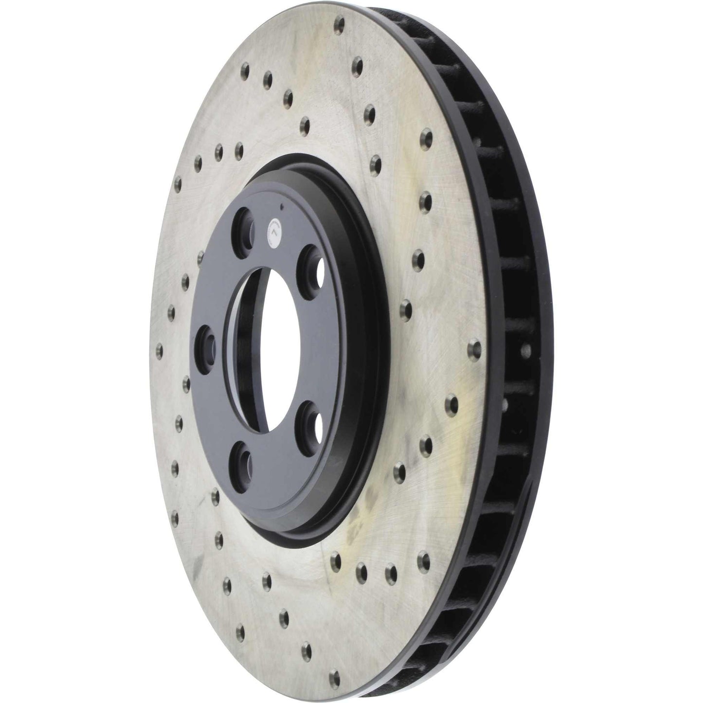 StopTech 02-05 Ford Thunderbird / 00-05 Jaguar S Type / 00-06 Lincoln LS Drilled Left Front Rotor 128.61060L