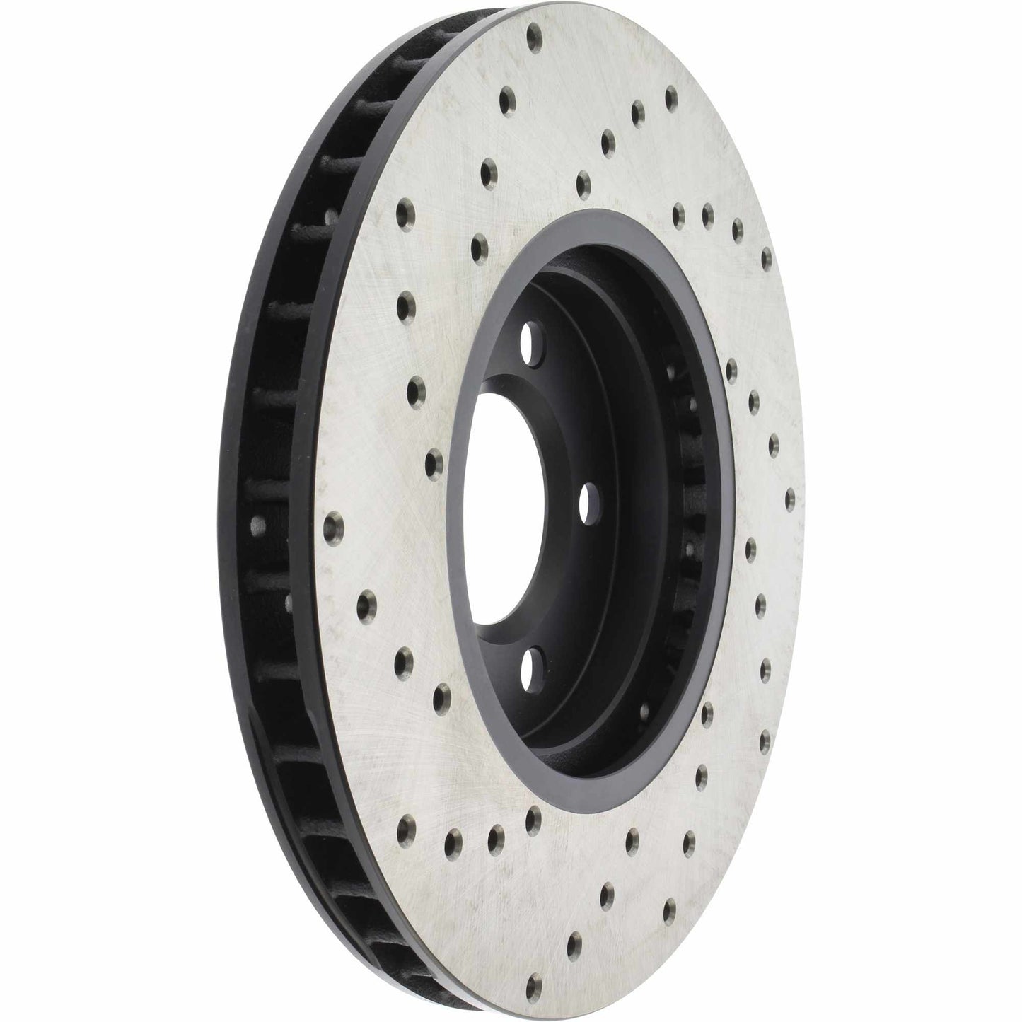 StopTech 02-05 Ford Thunderbird / 00-05 Jaguar S Type / 00-06 Lincoln LS Drilled Left Front Rotor 128.61060L
