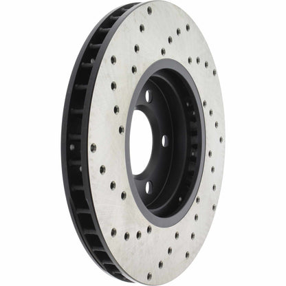 StopTech 02-05 Ford Thunderbird / 00-05 Jaguar S Type / 00-06 Lincoln LS Drilled Left Front Rotor 128.61060L