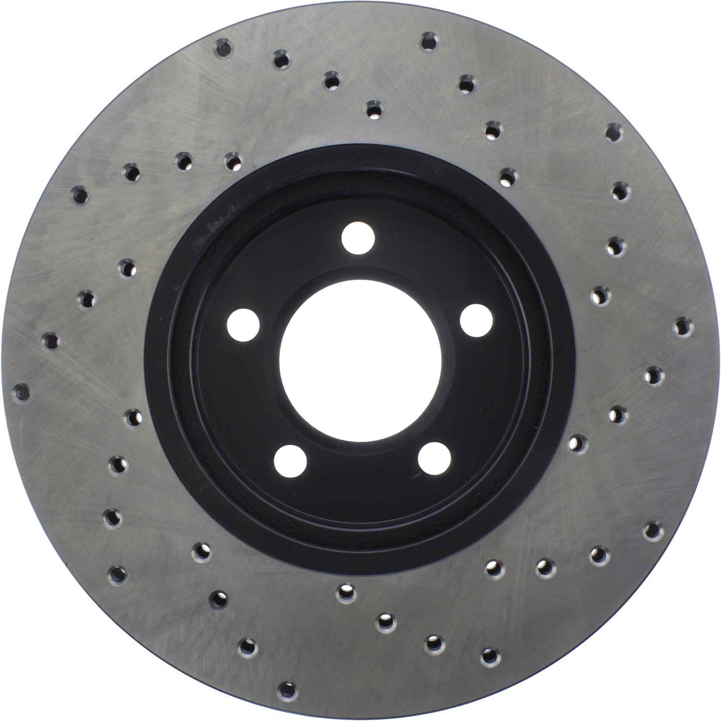 StopTech 02-05 Ford Thunderbird / 00-05 Jaguar S Type / 00-06 Lincoln LS Drilled Right Front Rotor 128.61060R
