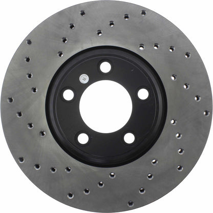 StopTech 02-05 Ford Thunderbird / 00-05 Jaguar S Type / 00-06 Lincoln LS Drilled Right Front Rotor 128.61060R