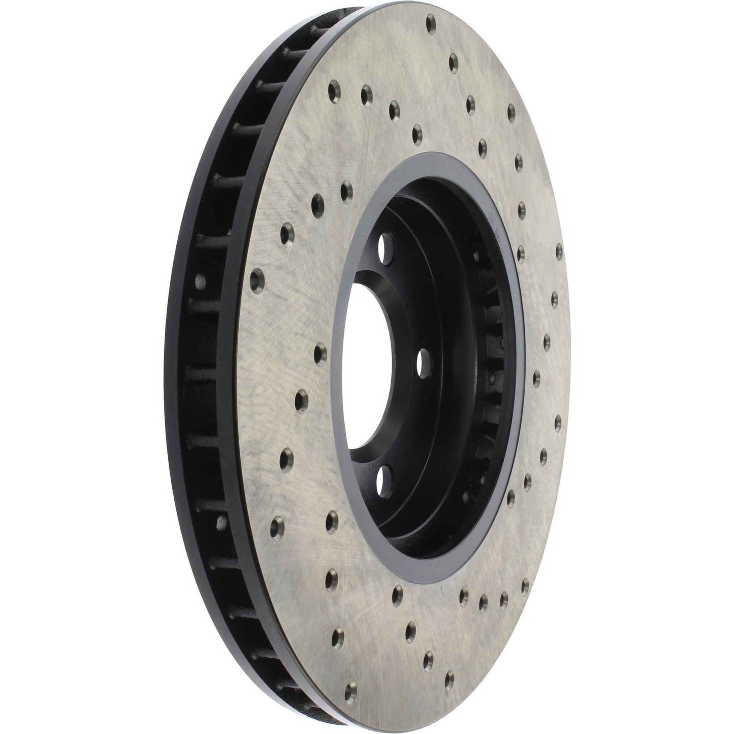 StopTech 02-05 Ford Thunderbird / 00-05 Jaguar S Type / 00-06 Lincoln LS Drilled Right Front Rotor 128.61060R