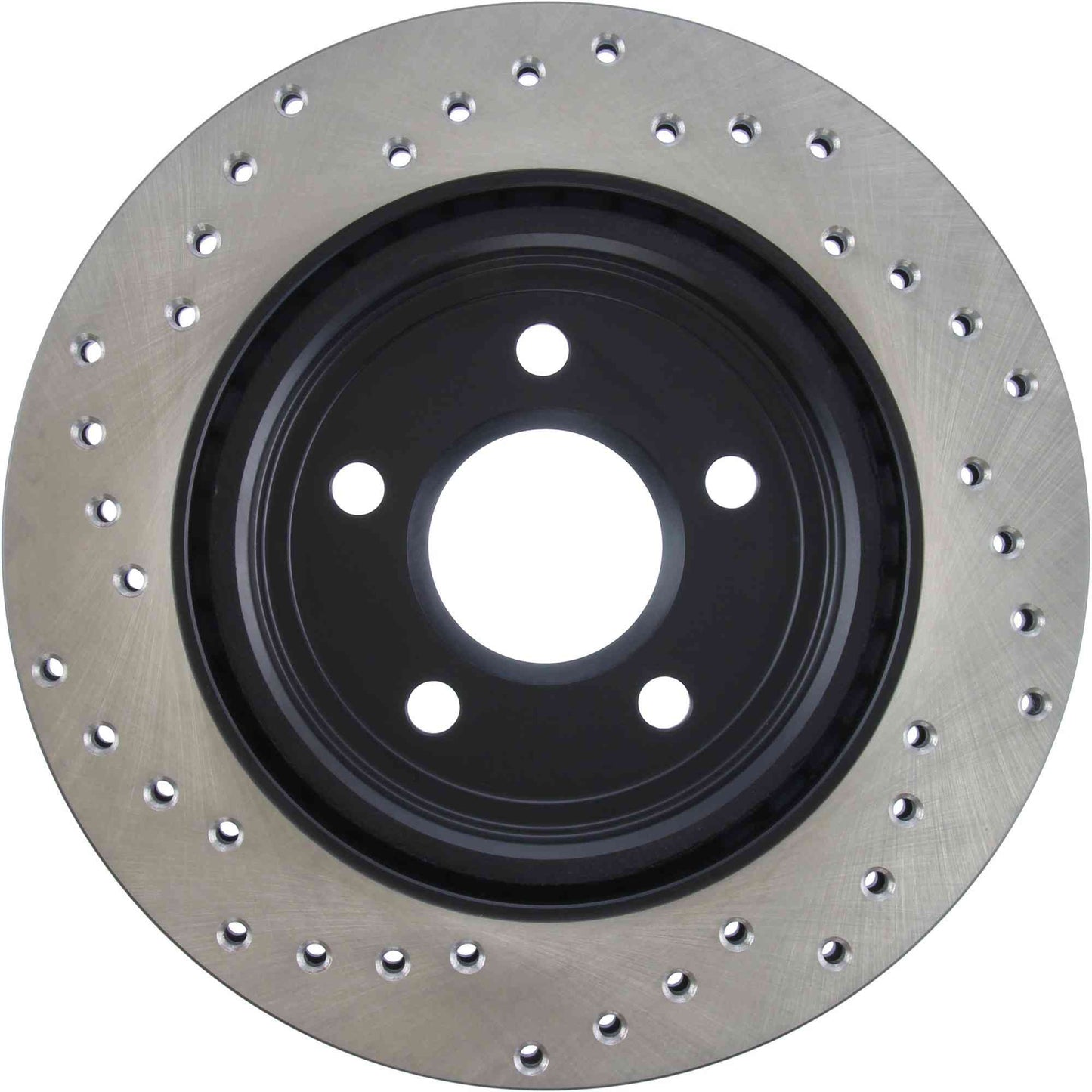 StopTech 02-05 Ford Thunderbird / 00-05 Jaguar S Type / 00-06 Lincoln LS Drilled Left Rear Rotor 128.61062L