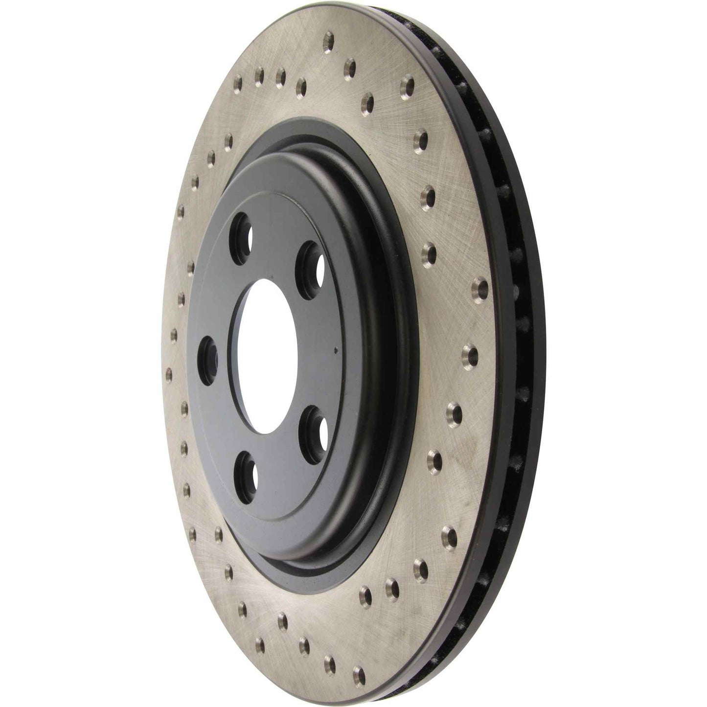StopTech 02-05 Ford Thunderbird / 00-05 Jaguar S Type / 00-06 Lincoln LS Drilled Left Rear Rotor 128.61062L