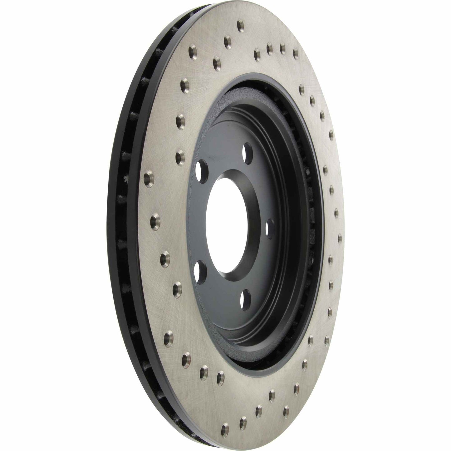 StopTech 02-05 Ford Thunderbird / 00-05 Jaguar S Type / 00-06 Lincoln LS Drilled Left Rear Rotor 128.61062L