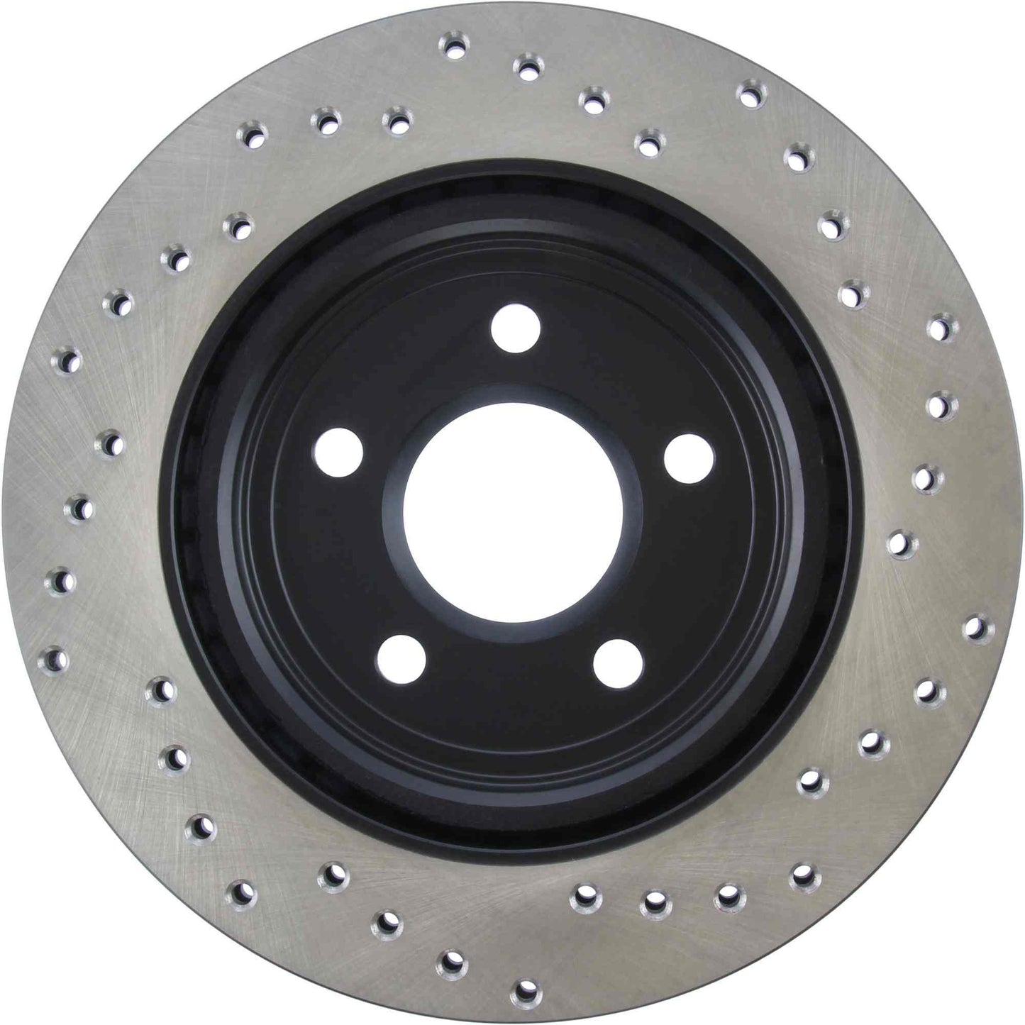 StopTech 02-05 Ford Thunderbird / 00-05 Jaguar S Type / 00-06 Lincoln LS Drilled Right Rear Rotor 128.61062R