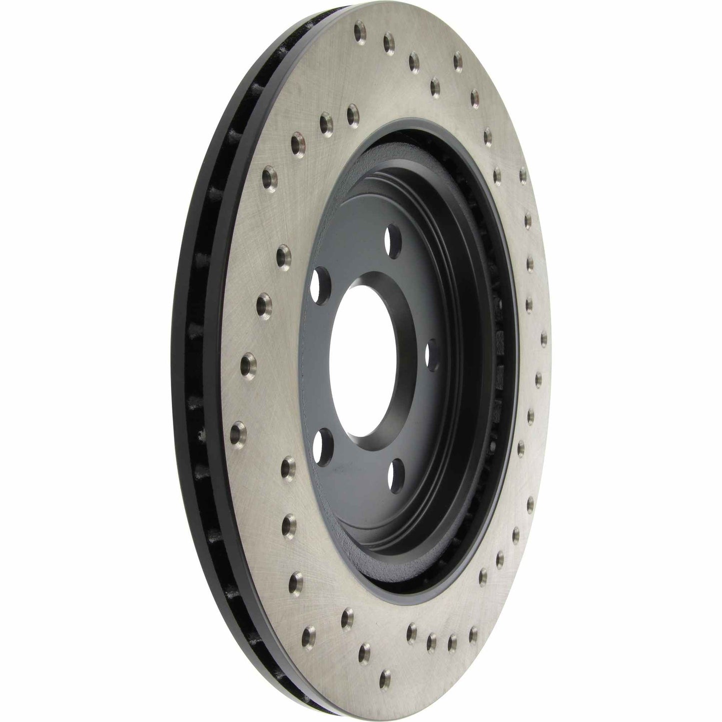 StopTech 02-05 Ford Thunderbird / 00-05 Jaguar S Type / 00-06 Lincoln LS Drilled Right Rear Rotor 128.61062R