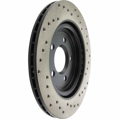 StopTech 02-05 Ford Thunderbird / 00-05 Jaguar S Type / 00-06 Lincoln LS Drilled Right Rear Rotor 128.61062R